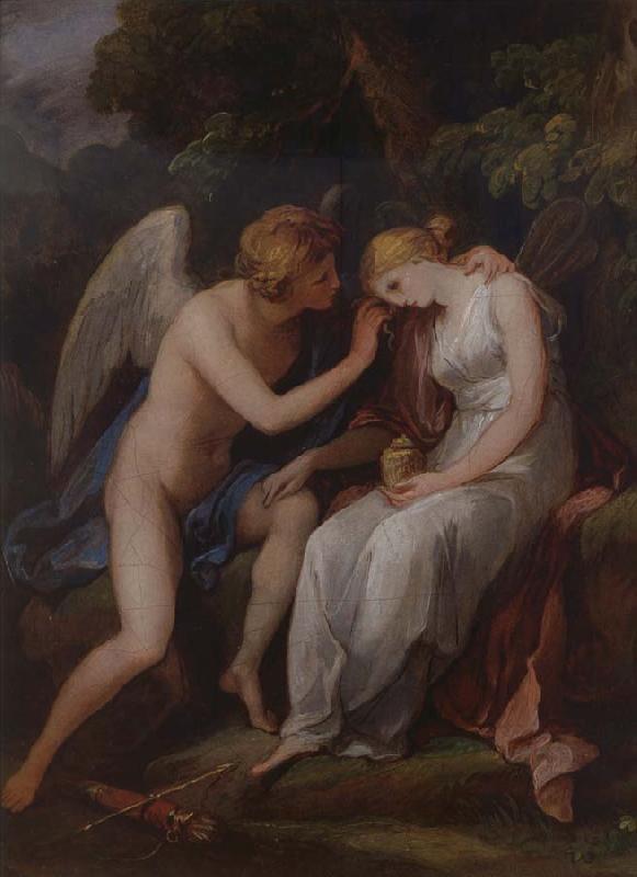 Angelika Kauffmann Bozzetto zu Amor und Psyche